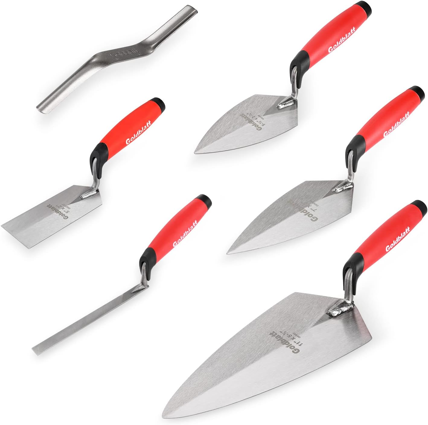 Goldblatt 6PCS Masonry Hand Tool Set for Efficient Brick Work