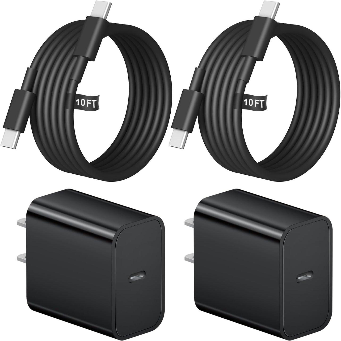 Fast Charge 2-Pack for iPhone & Samsung - Novobit