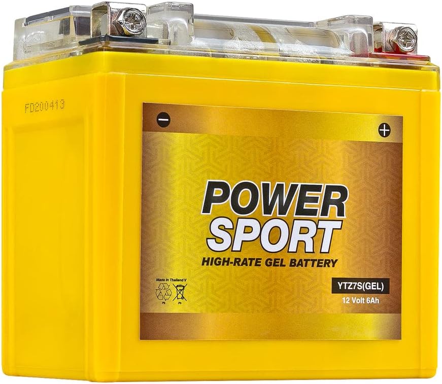 YTZ7S GEL 12V 6AH Battery for Power Sports and More