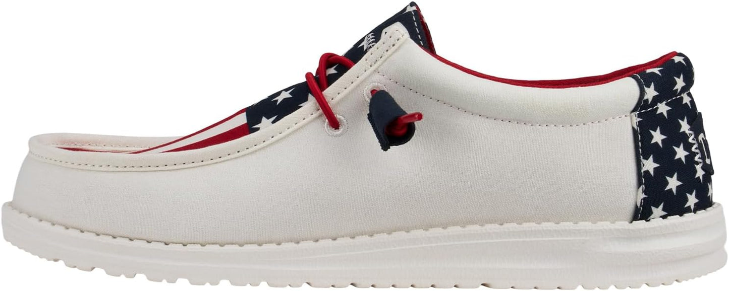 Hey Dude Wally Patriotic Slip-on Loafers for Ultimate Comfort