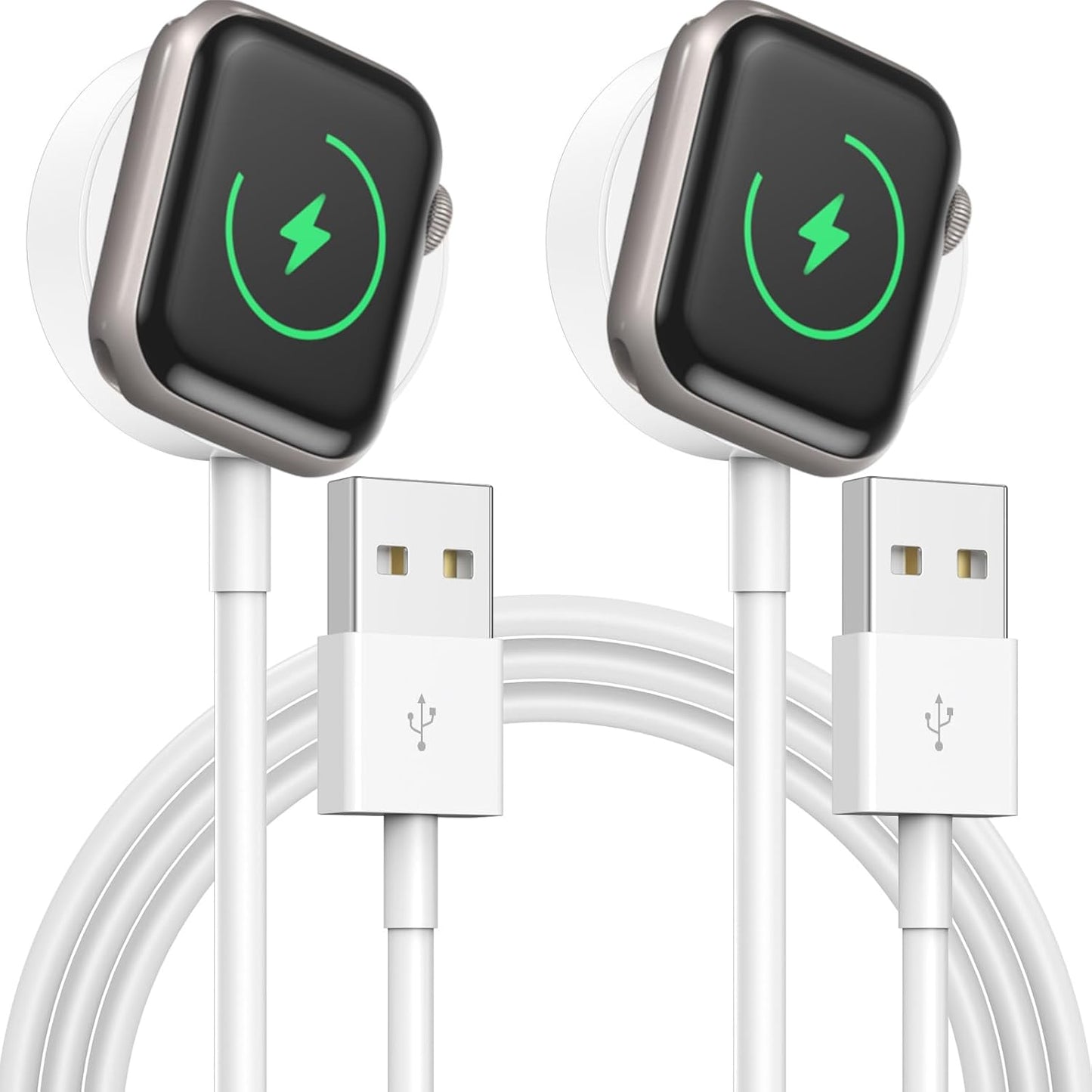 Fast Charge Your iWatch On the Go! White Magnetic Watch Charger