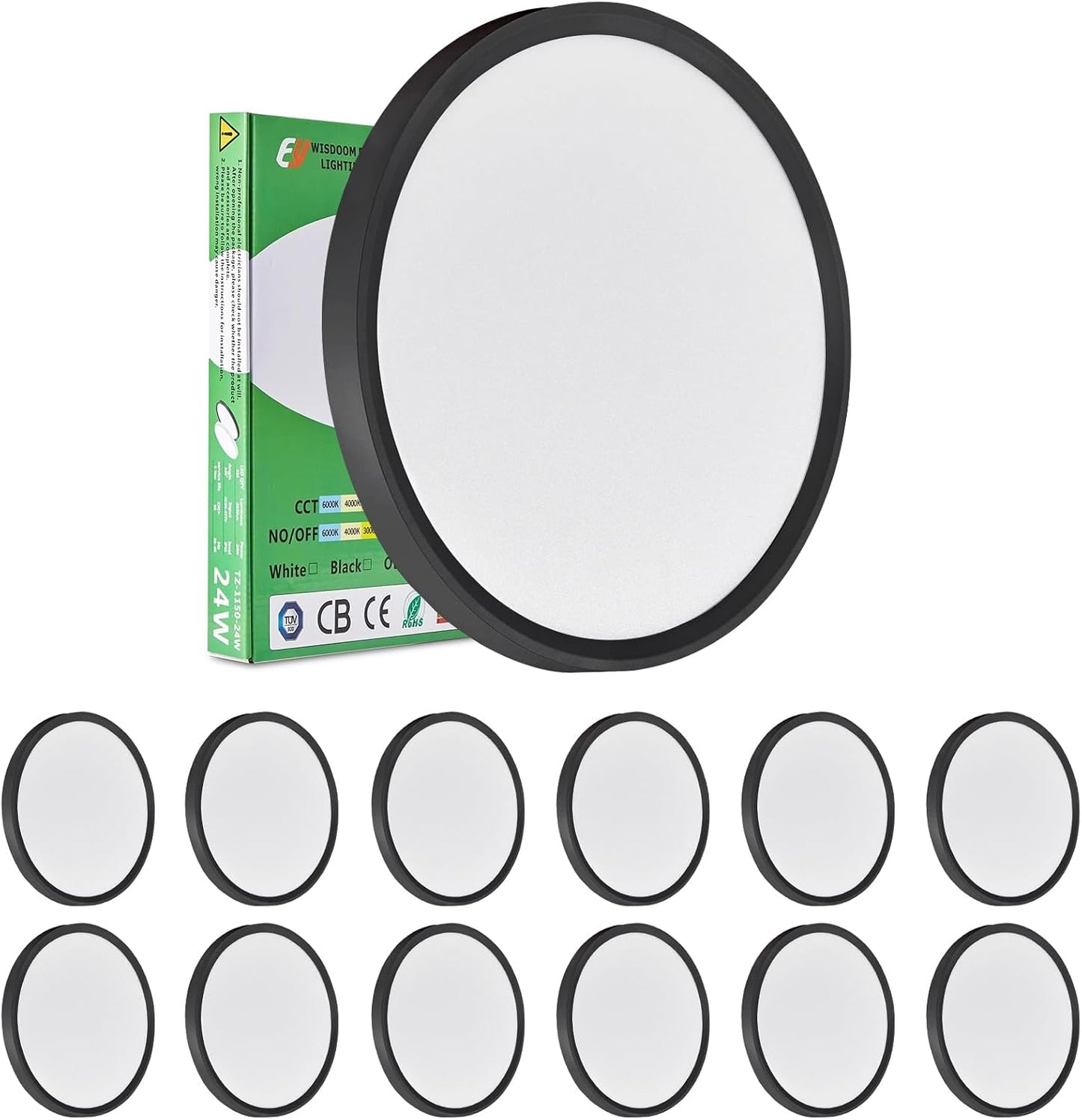 12 Inch LED Flush Mount Ceiling Lights for Modern Spaces