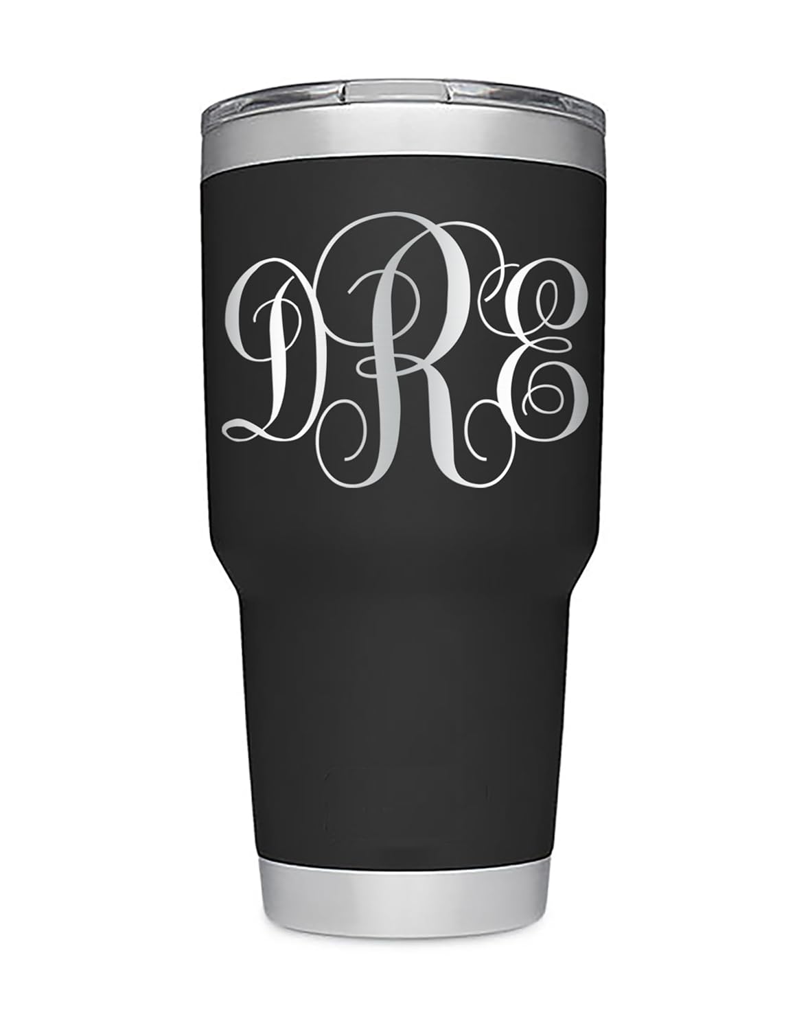 Personalized 3 Letter Fancy Monogram Tumblers and Mugs