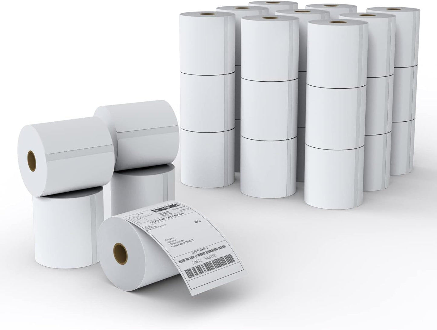 MFLABEL 4x6 Shipping Labels for Zebra Printers - 32 Rolls