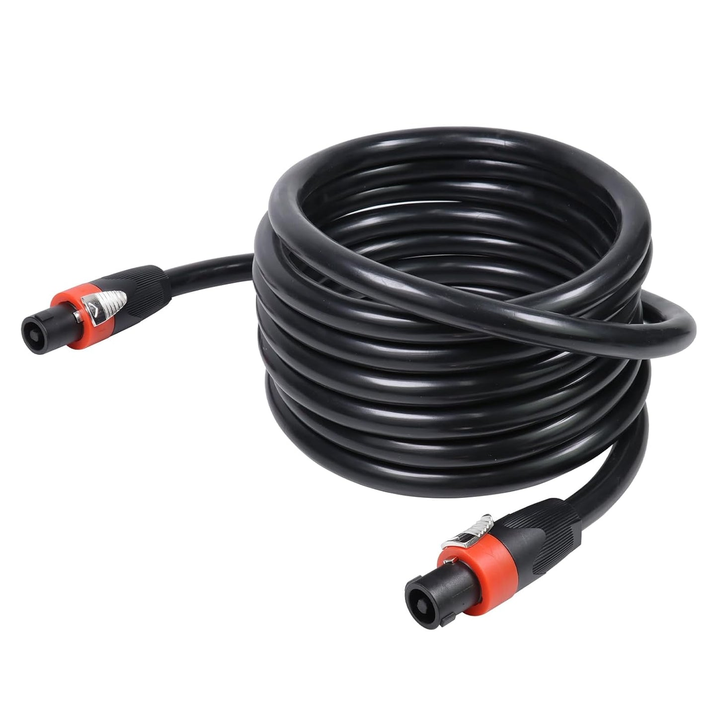 25 Feet Speakon Cable with True 4 Conductors for DJs and PA