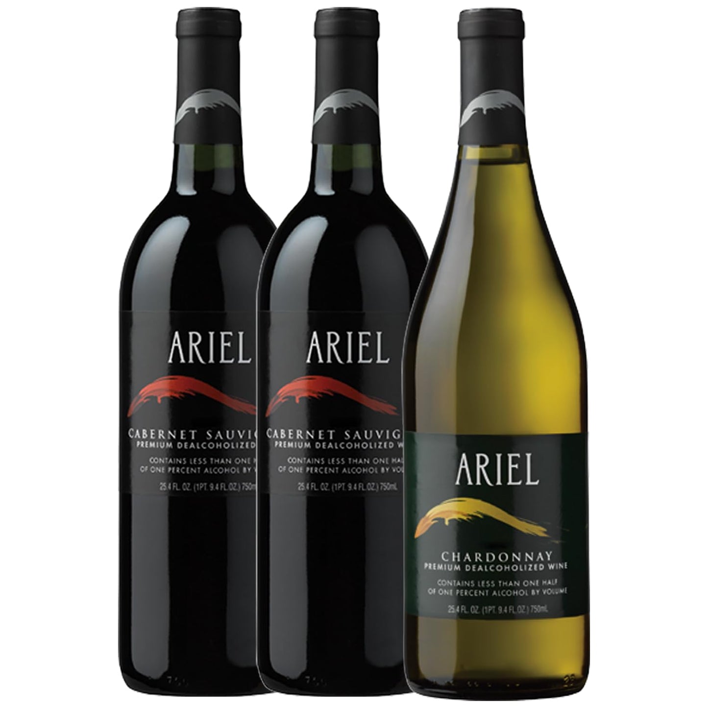 Ariel Cabernet & Chardonnay Non-Alcoholic Wine Experience Bundle