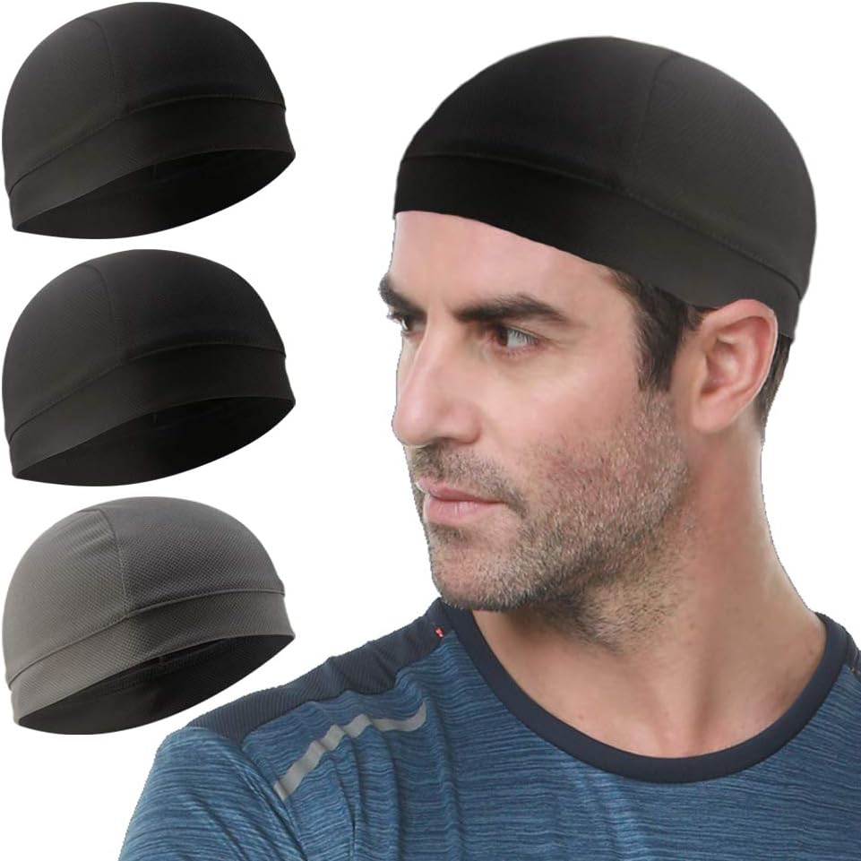 Sweat-Wicking Cooling Skull Cap Set - WSHSTS