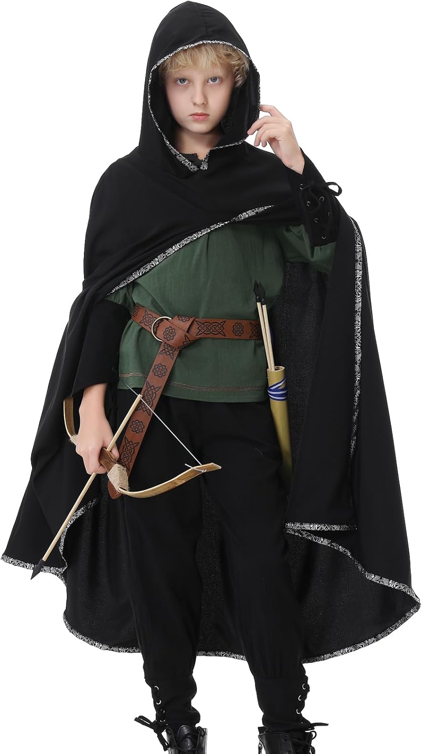 Ezuwail Boys Renaissance Costumes for Halloween and Role Play
