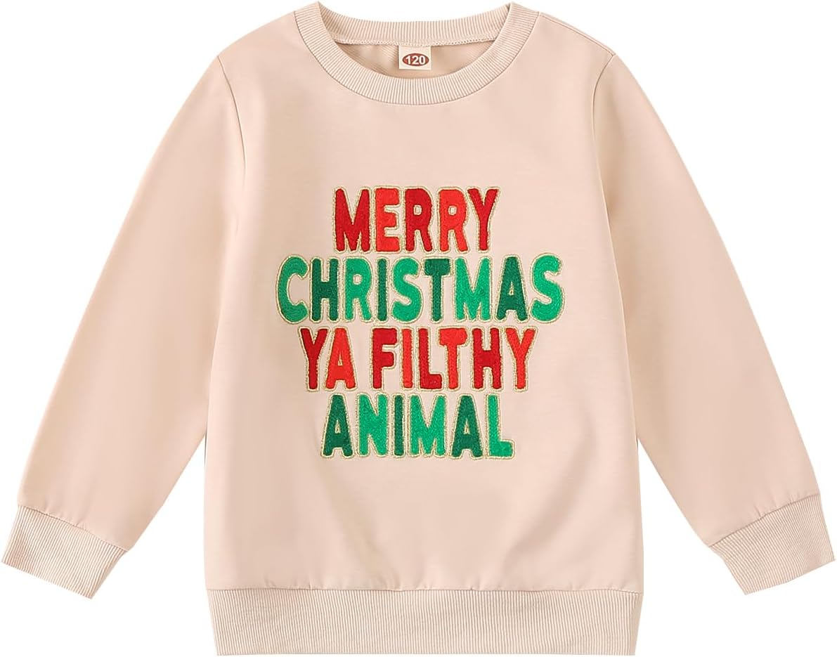 Cozy Christmas Toddler Sweater Set