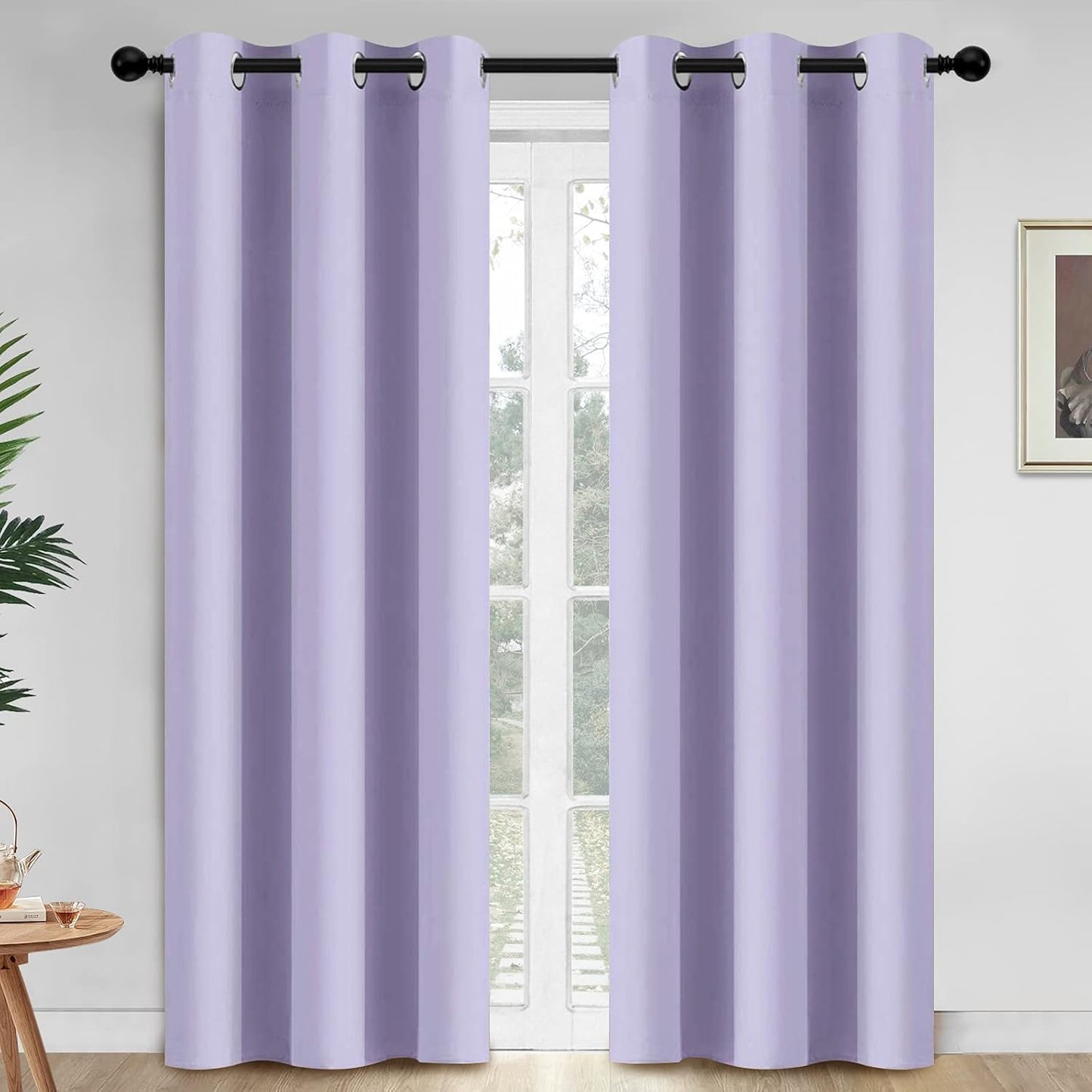 Yakamok 84 Inch Blackout Curtains for Bedroom and Living Room