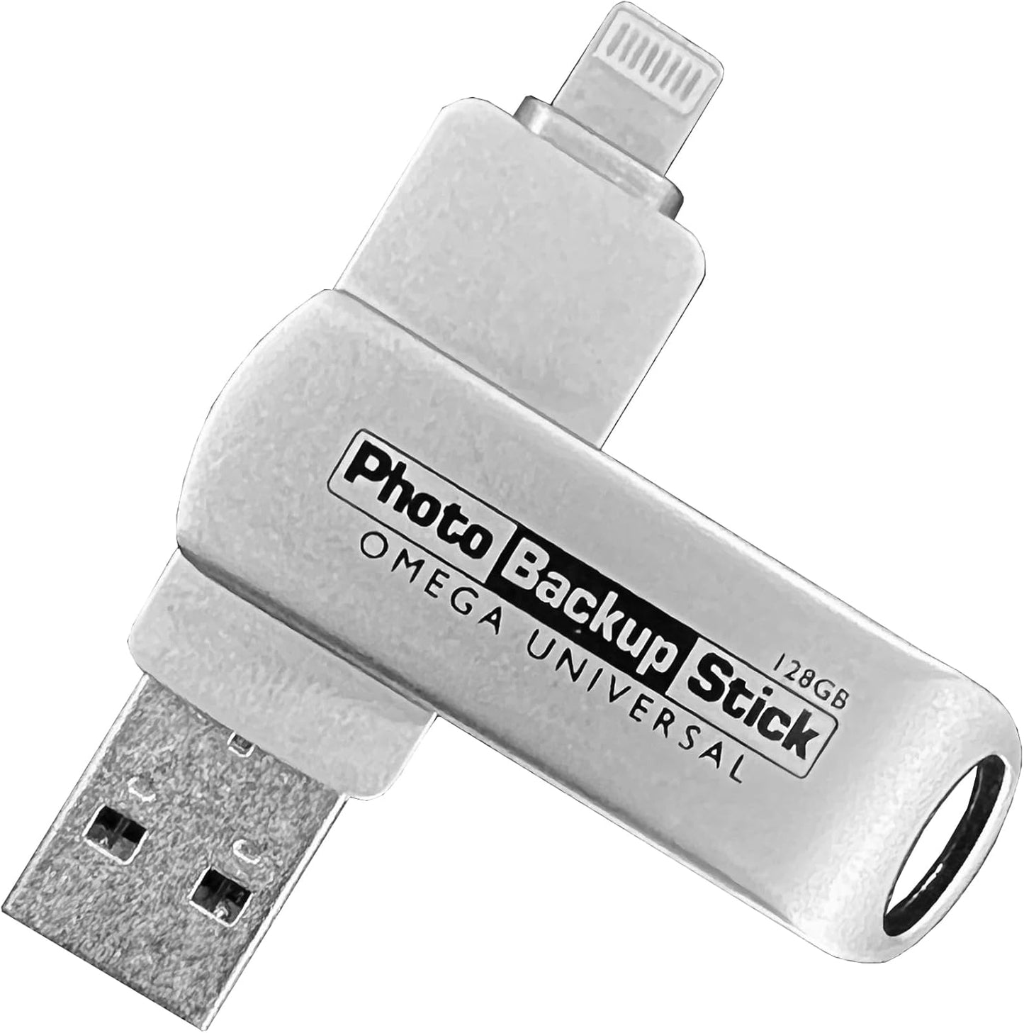 Photo Backup Stick for iOS - 128GB Storage for Easy Backup