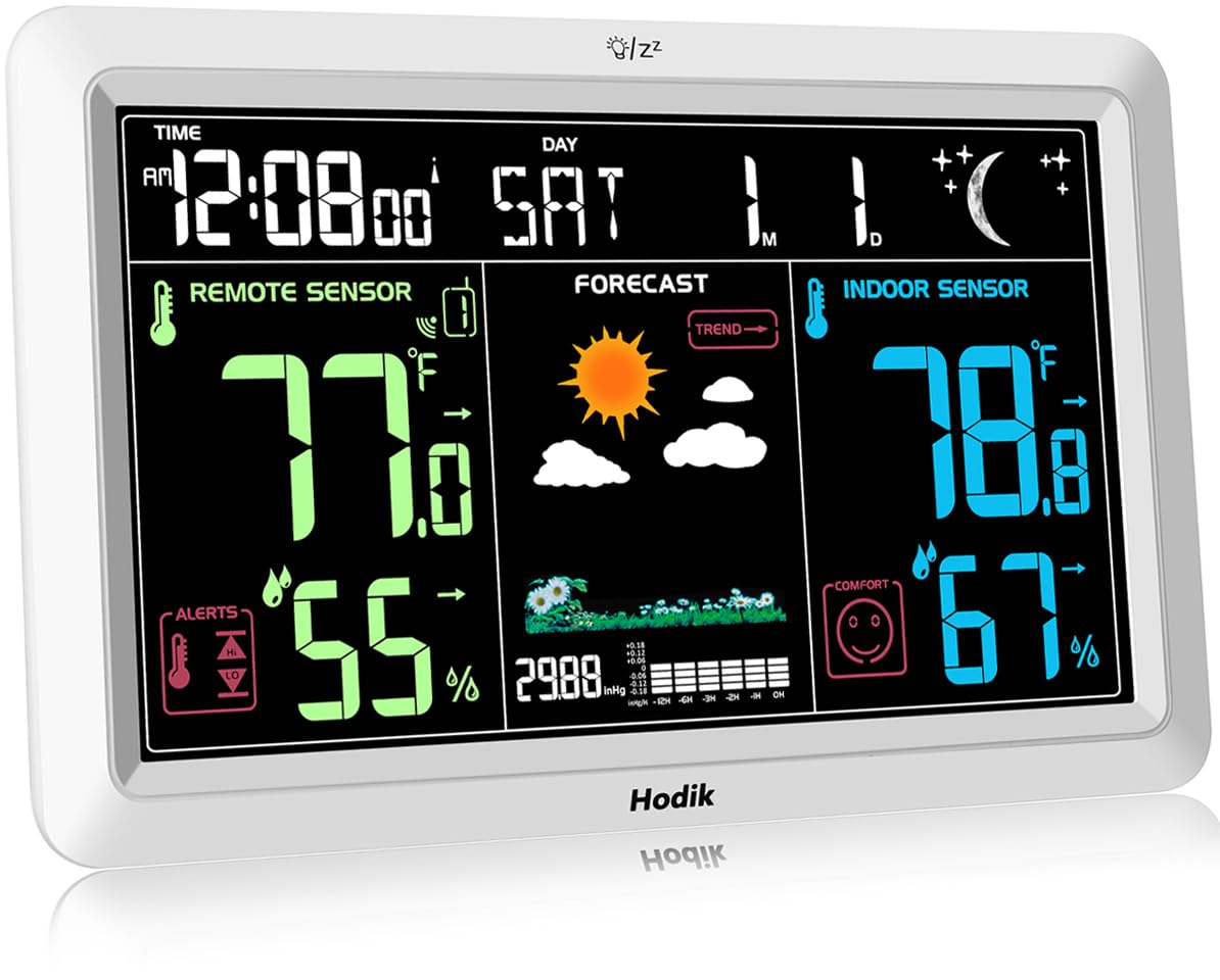 Weather Station with Atomic Clock and High Precision Sensors