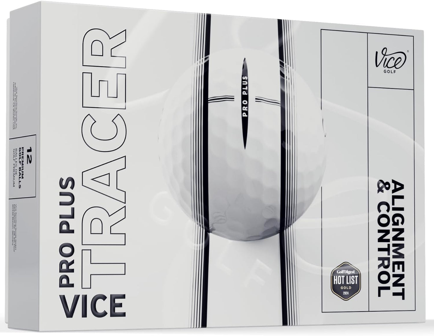 Vice Tracer Golf Balls with Visible Tracer Technology for Precision