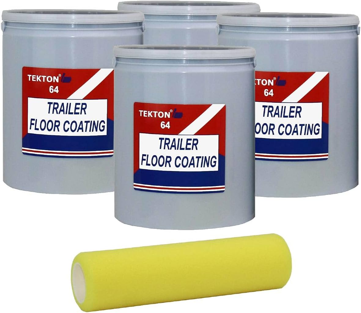 Protects Trailer Floors, Ramps and Walls with Non-Skid Paint