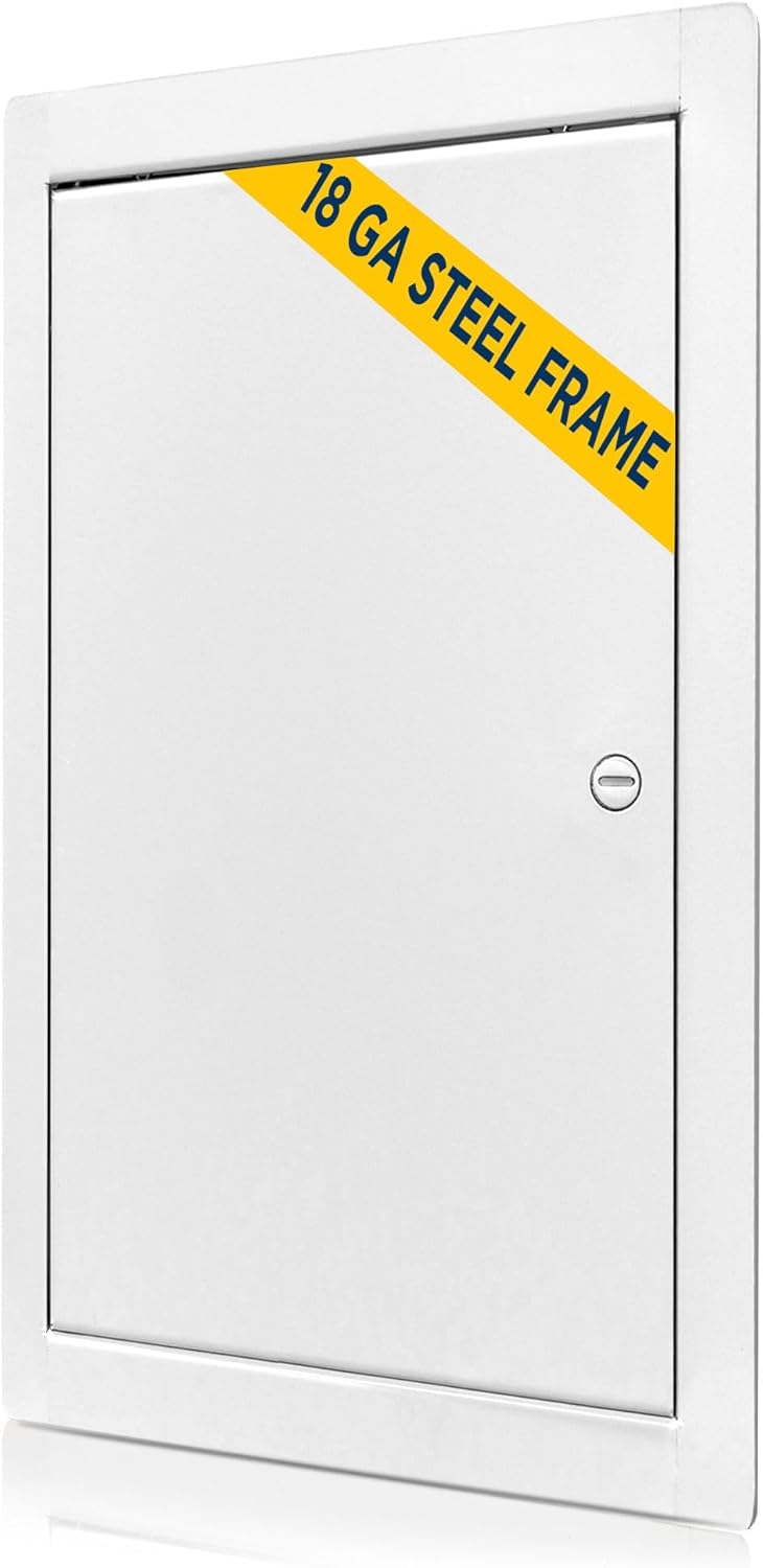 Durable Metal Access Panel for Drywall 14 x 29 in with Latch