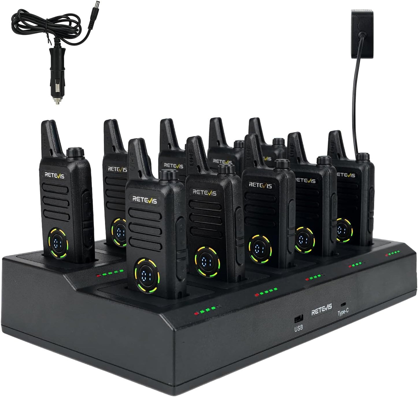 Retevis RT22S Walkie Talkies for Adults - Efficient 10 Pack