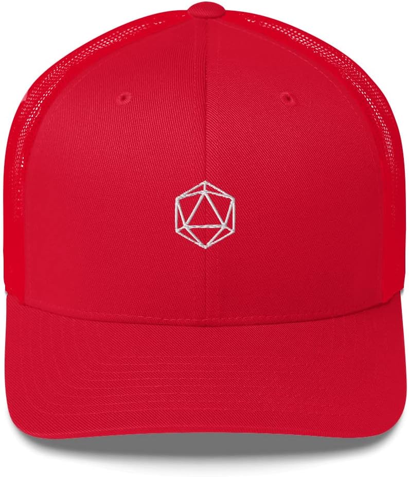 D20 Dragon Master Trucker Cap - Perfect D&D Gift!