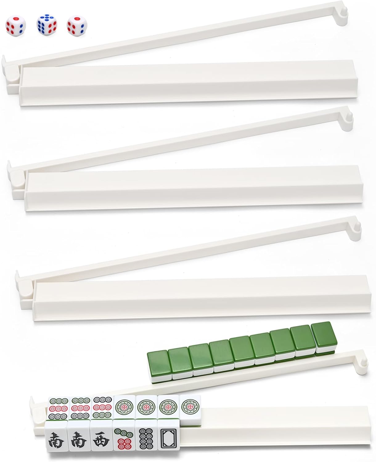 Mahjong Racks with Pushers for Ultimate Game Experience