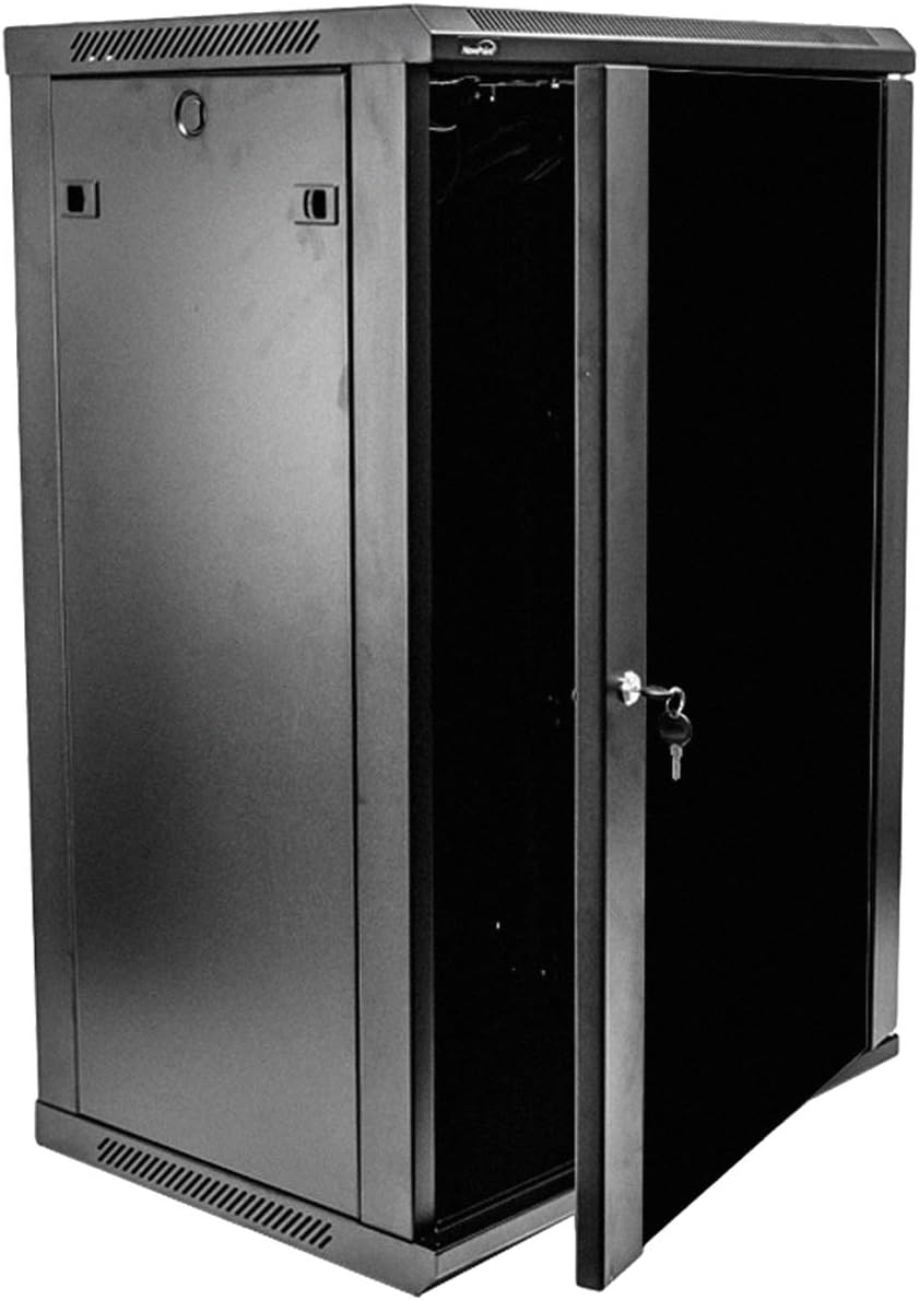 Navepoint 18U Deluxe IT Wallmount Cabinet for Network Racks