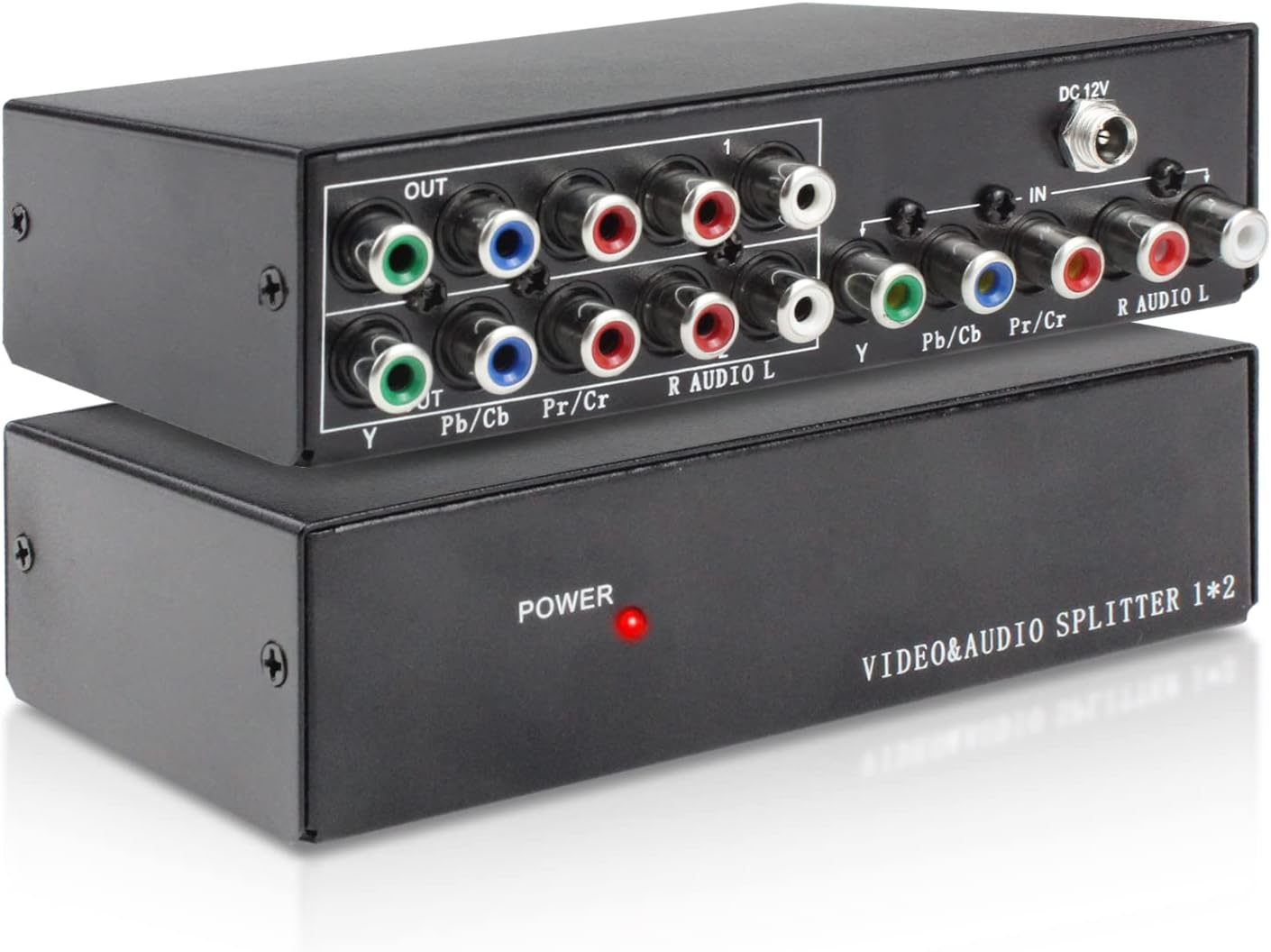 BolAAzuL 2-Way Component Video Splitter for HDTV Displays