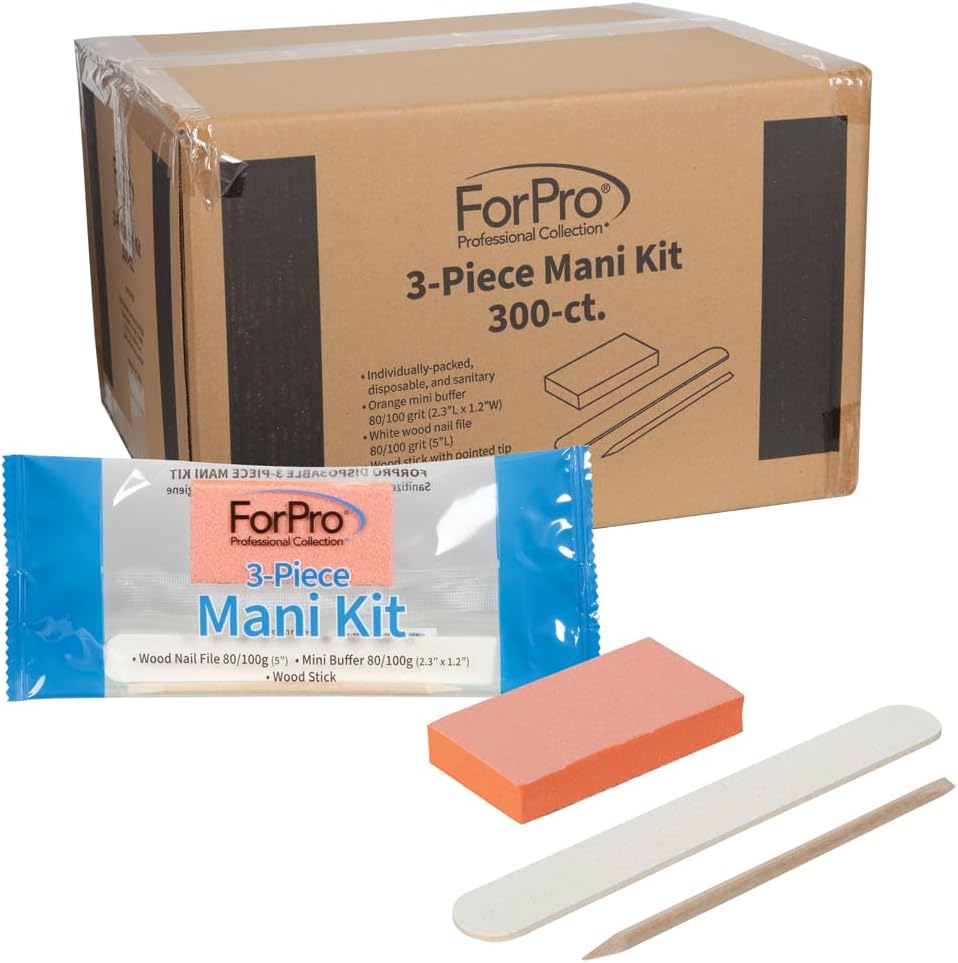 ForPro 3-Piece Mani Kit for Professional Manicure Experience