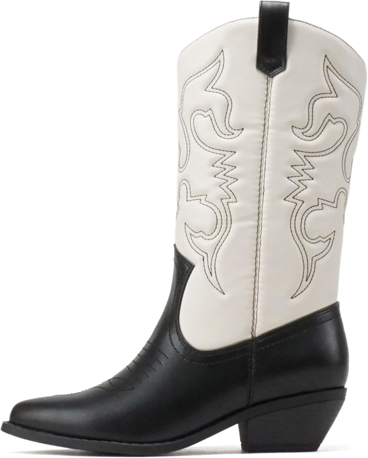 Soda Red Reno Western Cowboy Pointed Toe Knee High Boots