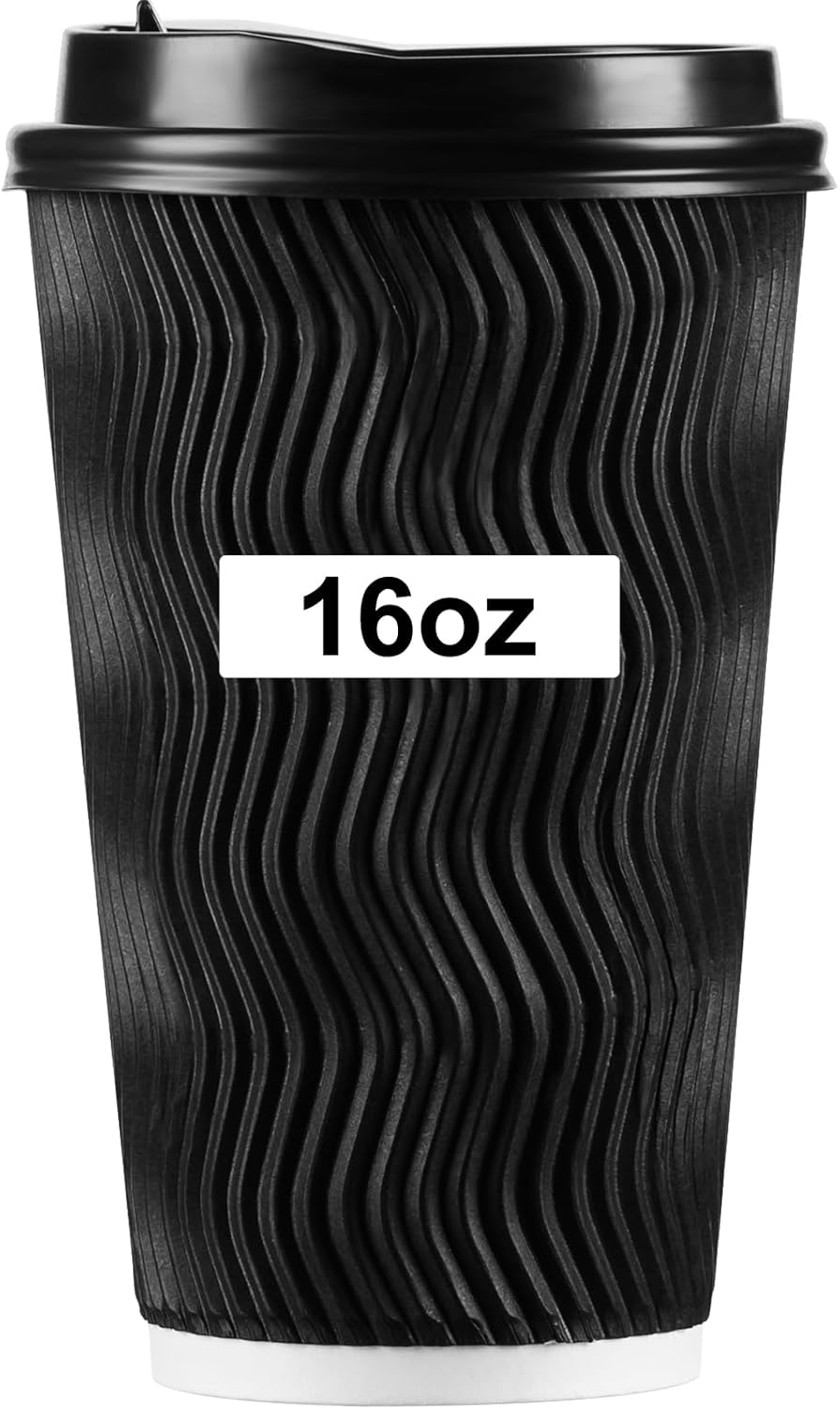 Insulated Ripple Coffee Cups 50-Pack