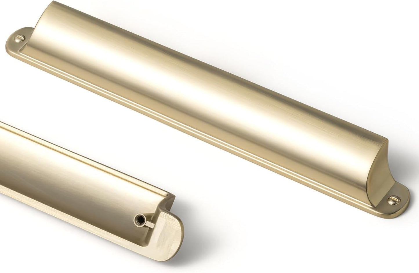 Goo-Ki 6 Pack Champagne Bronze Cabinet Cup Pulls for Drawers