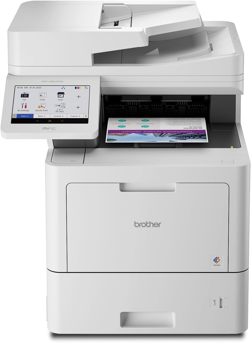 Brother MFC-L9610CDN Color Laser Printer: Fast Printing & Enhanced Security