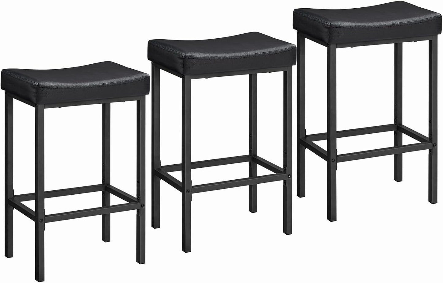 Comfortable and Stylish HOOBRO Bar Stools Set of 3 for Home