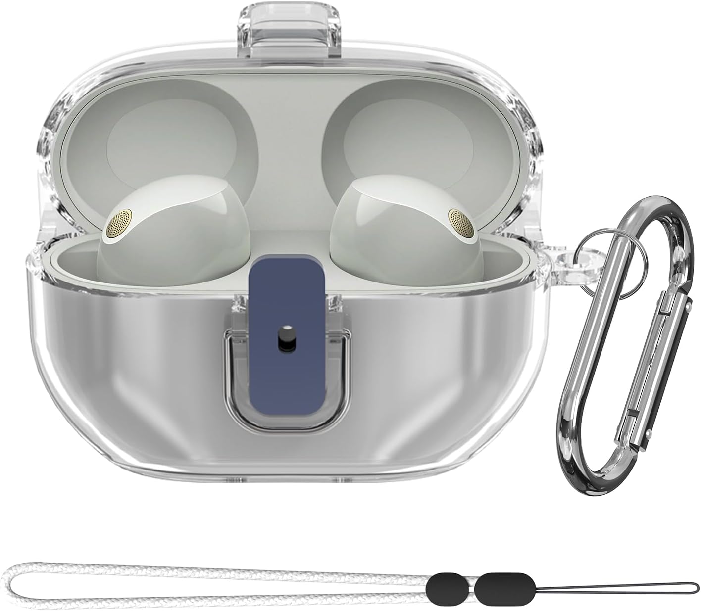 Clear TPU Case for Sony WF-1000XM5 with Accessories