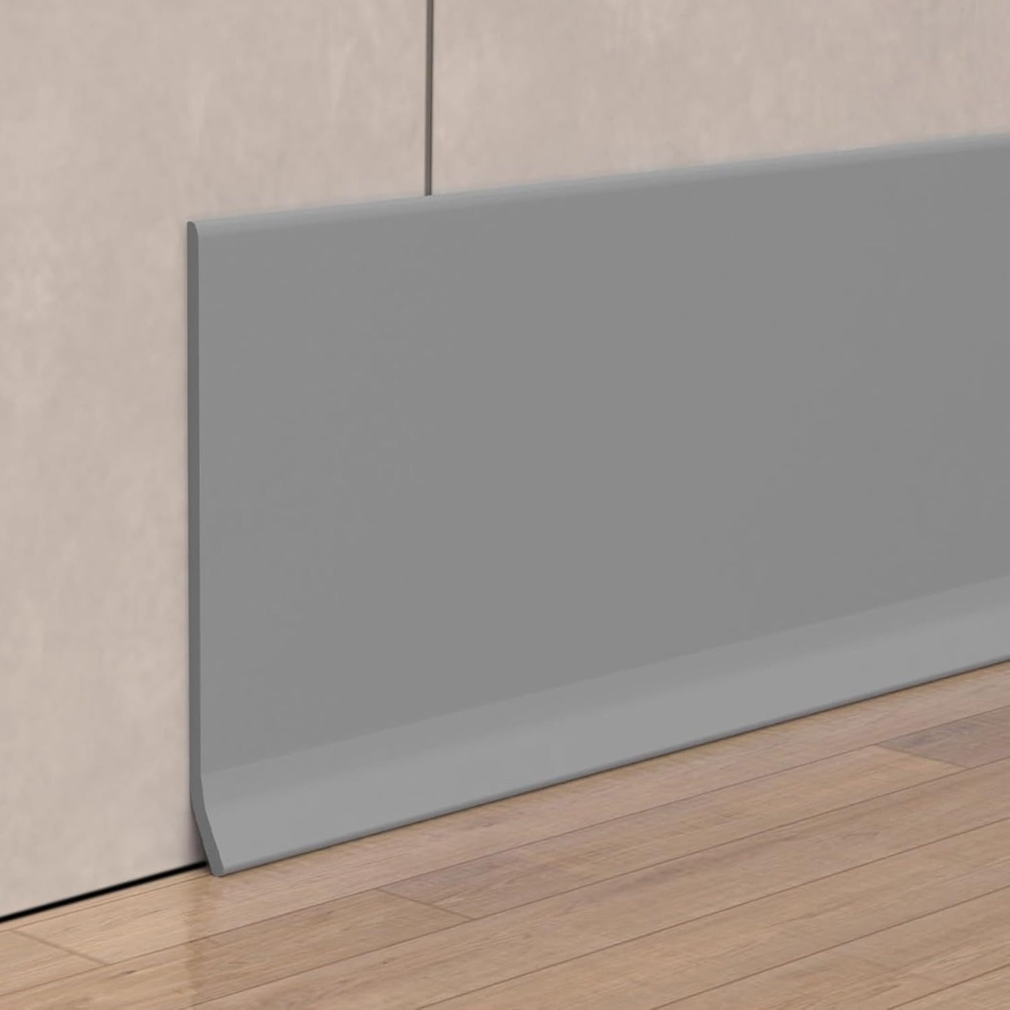 Peel and Stick Baseboard Trim for Flexible Wall Protection