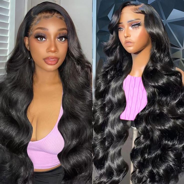 32 Inch Body Wave Lace Front Wigs Human Hair for Women