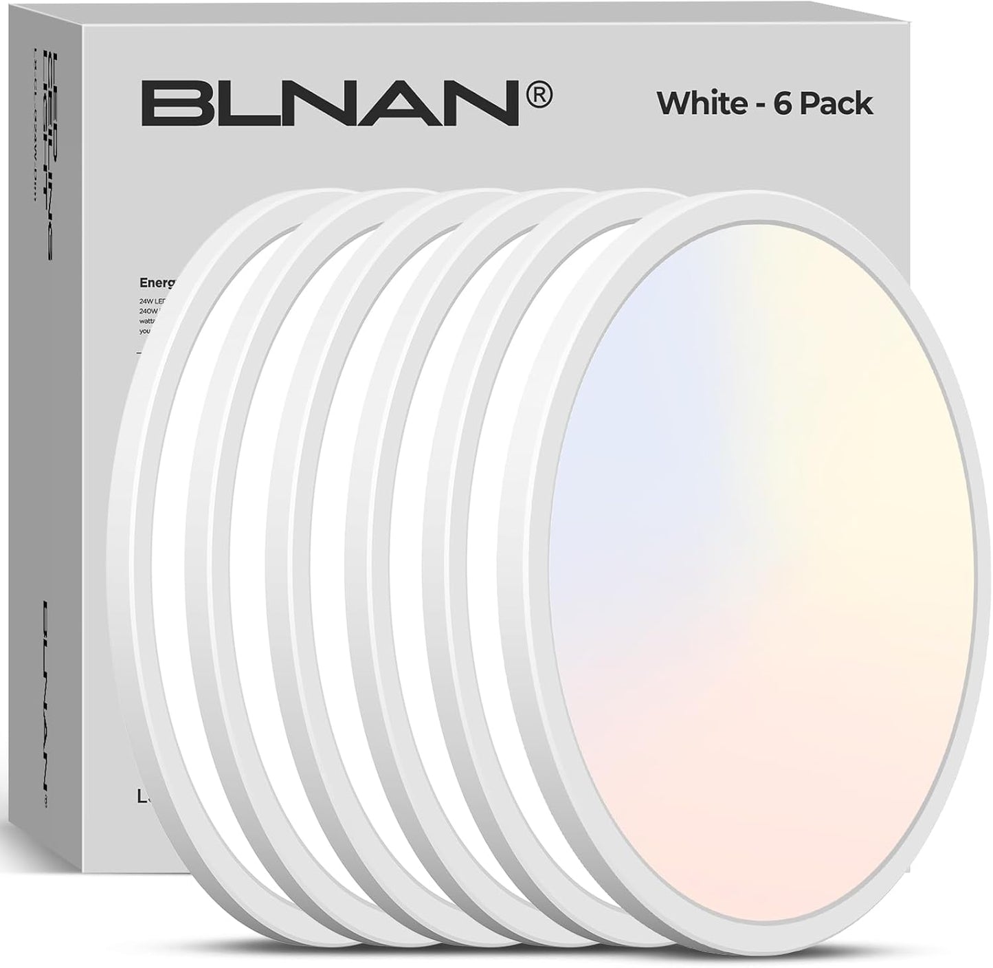 BLNAN LED Flush Mount Ceiling Light - Ultra Thin 12 Inch Fixture