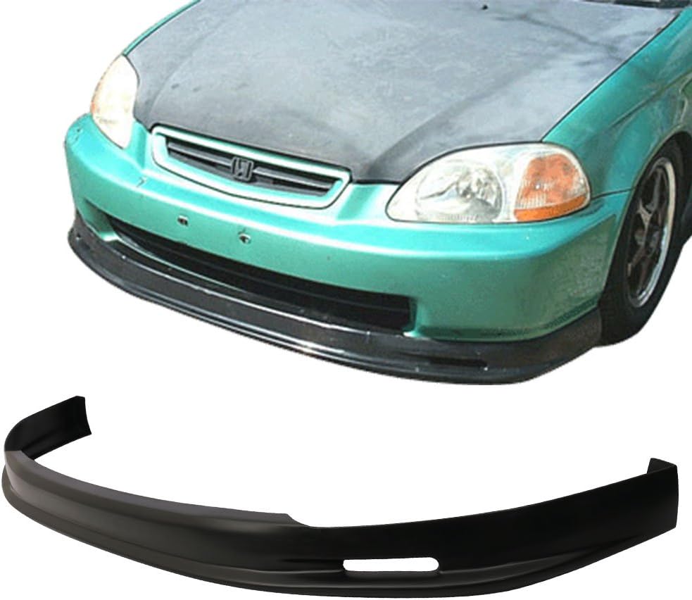 FREEMOTOR802 Front Bumper Lip Splitter for 1996-1998 Honda Civic