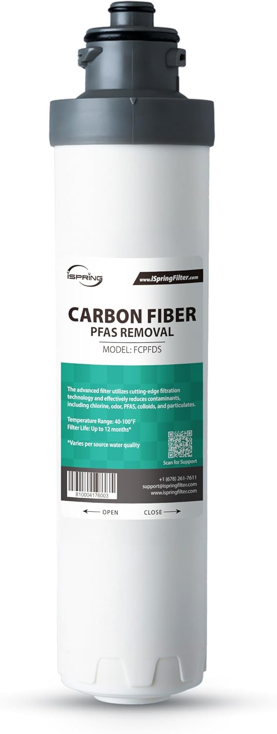 iSpring PFAS Removal Carbon Block Filter for DS4 Series Water
