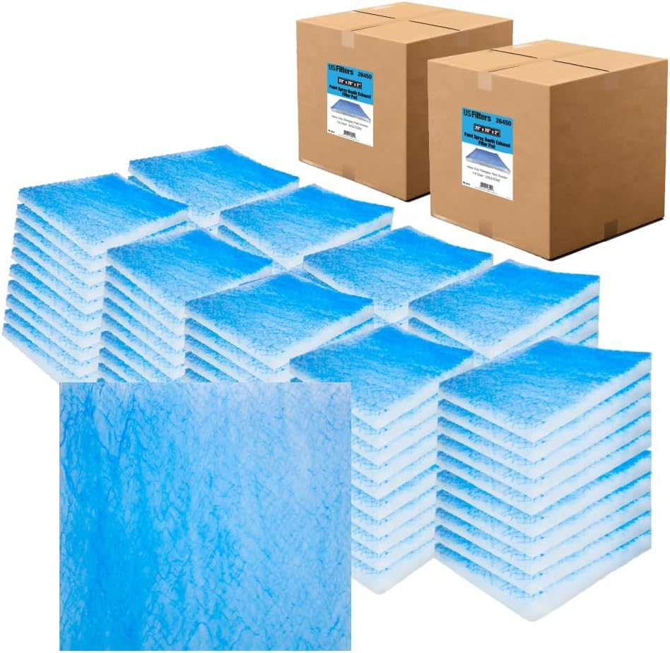 LAUCO Paint Spray Booth Exhaust Filter Pad for Clean Air
