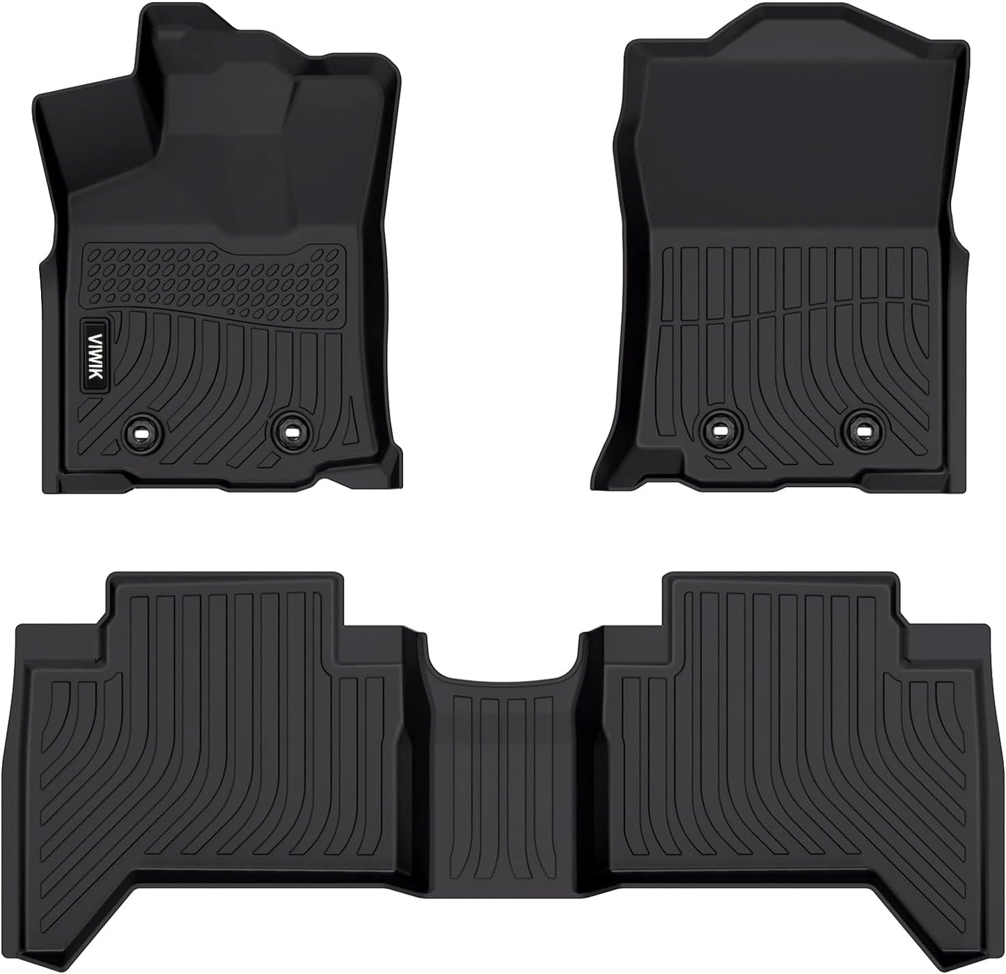 VIWIK Floor Mats for Toyota Tacoma 2018-2024 Double Cab Auto