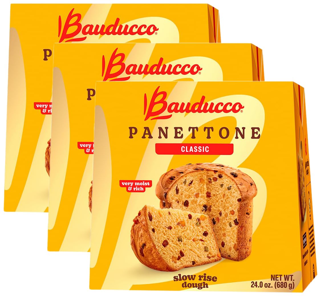 Bauducco Classic Panettone - Soft Moist Holiday Cake Delight