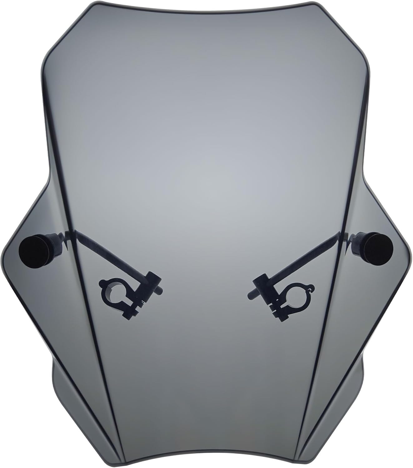 15.5in Smoke Motorcycle Windscreen for Harley Honda Kawasaki