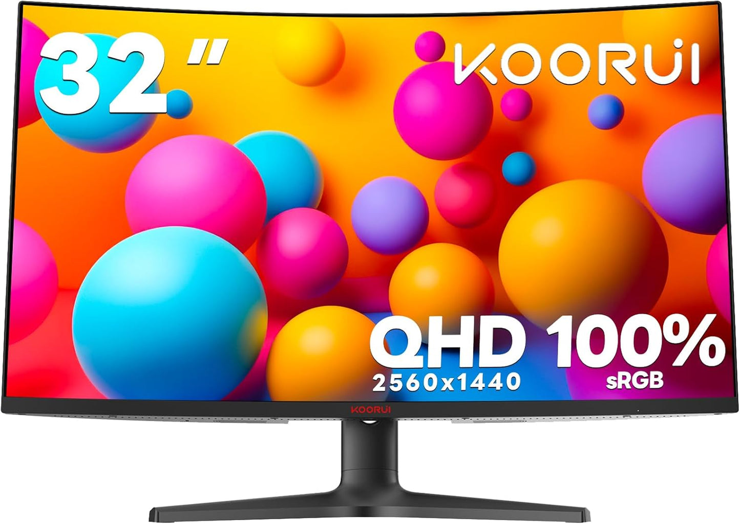 Immerse in Gaming with KOORUI 32 1440p Curved Monitor