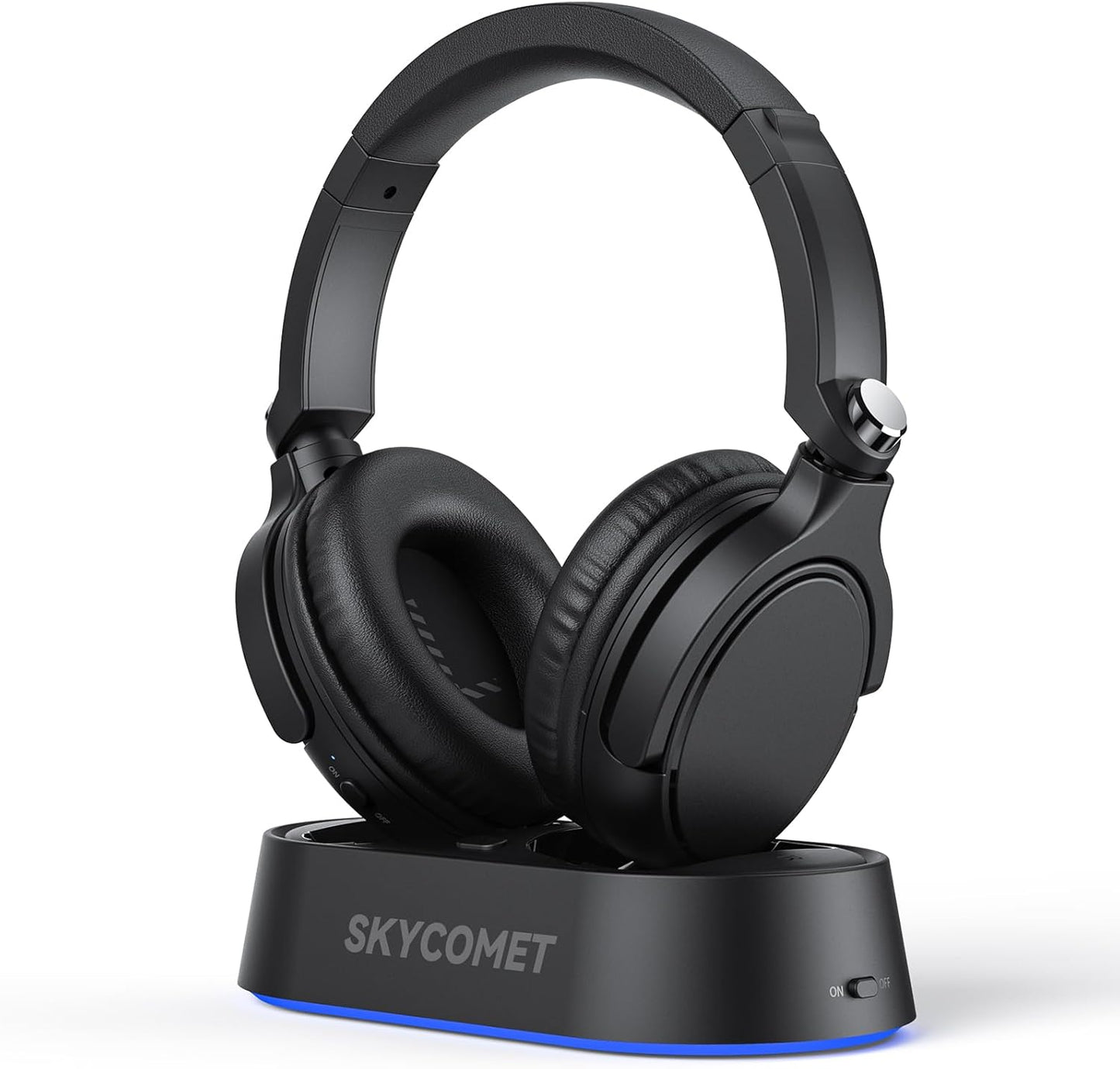 65hrs Wireless TV Headphones for Seniors- No Delay! - SKYCOMET