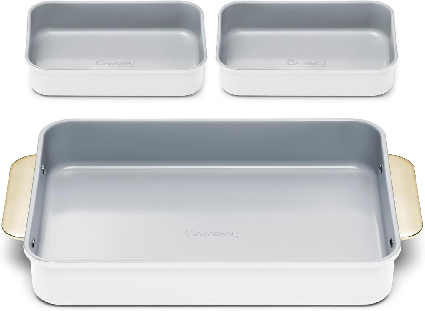 Caraway Nonstick Rectangle Baking Pan Set for Perfect Baking