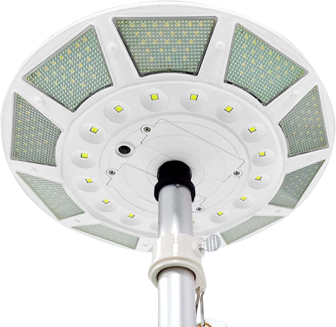 Solar Powered Flag Pole Light with 266 LEDs for Bright Illumination