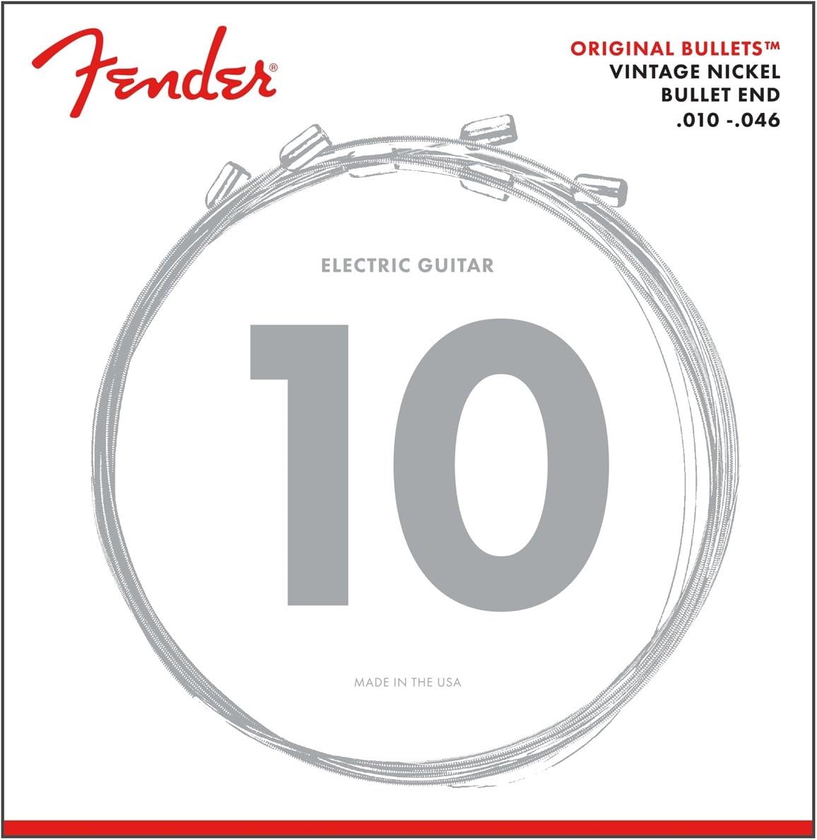Fender 3150R Electric Guitar Strings: Pure Nickel Brilliance
