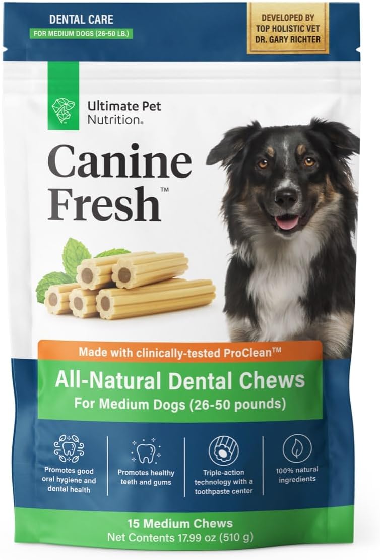 Canine Fresh Dental Chews for Optimal Oral Health in Dogs