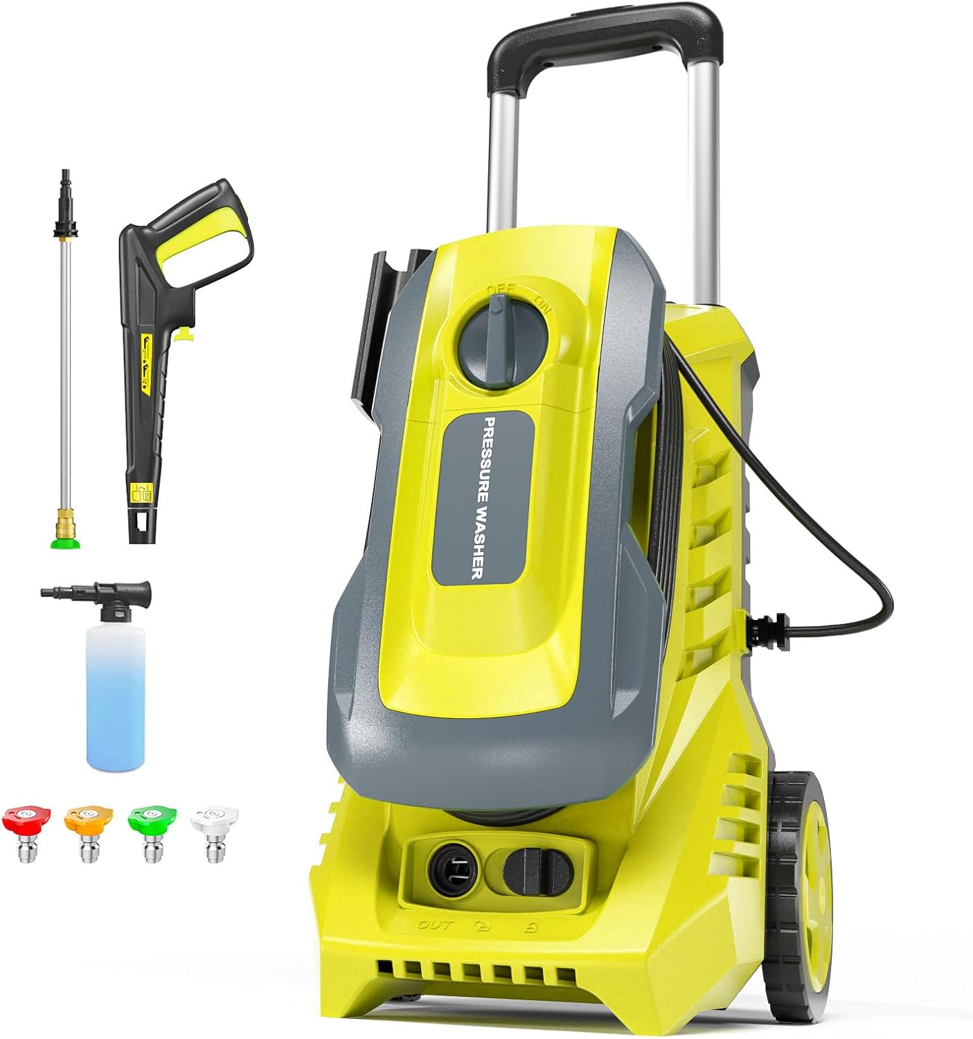 Deep Clean with Power: HONGDONG Electric Pressure Washer