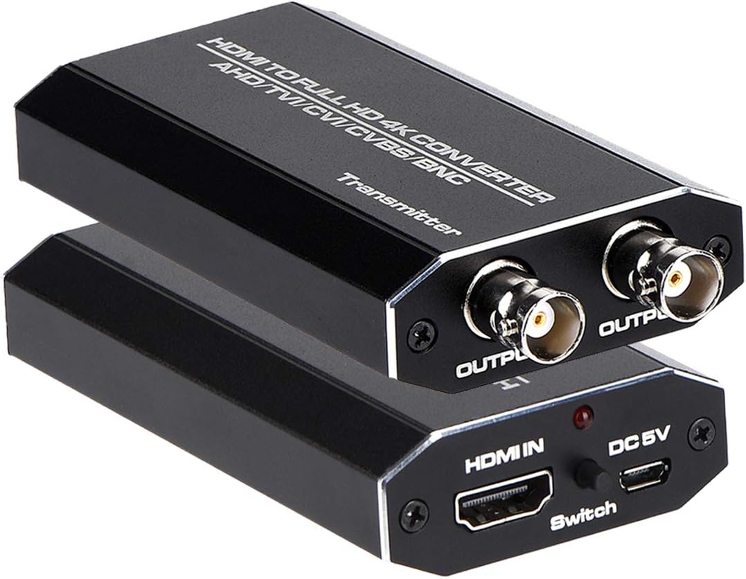 HDMI to AHD Converter for CCTV Security Systems and IP Cameras