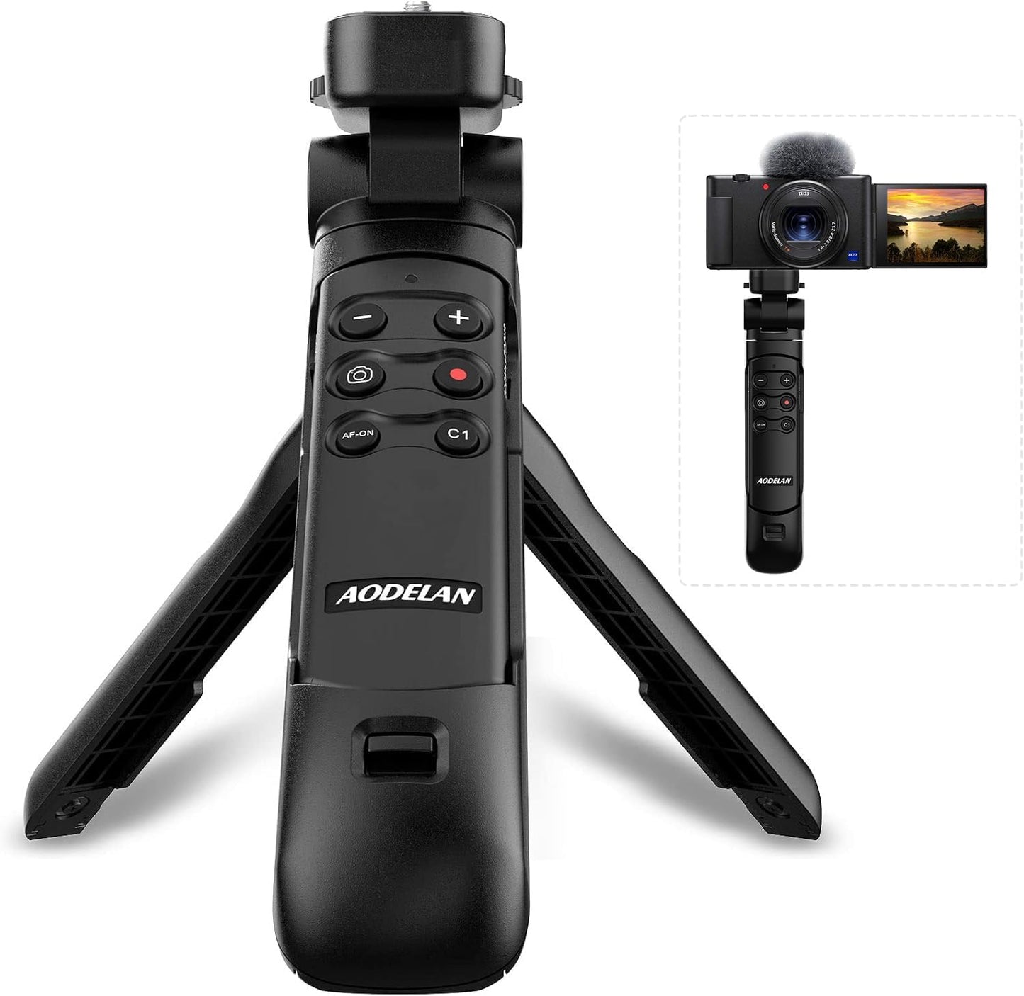 Wireless Vlogging Tripod Grip with Remote Shutter for Sony Cameras