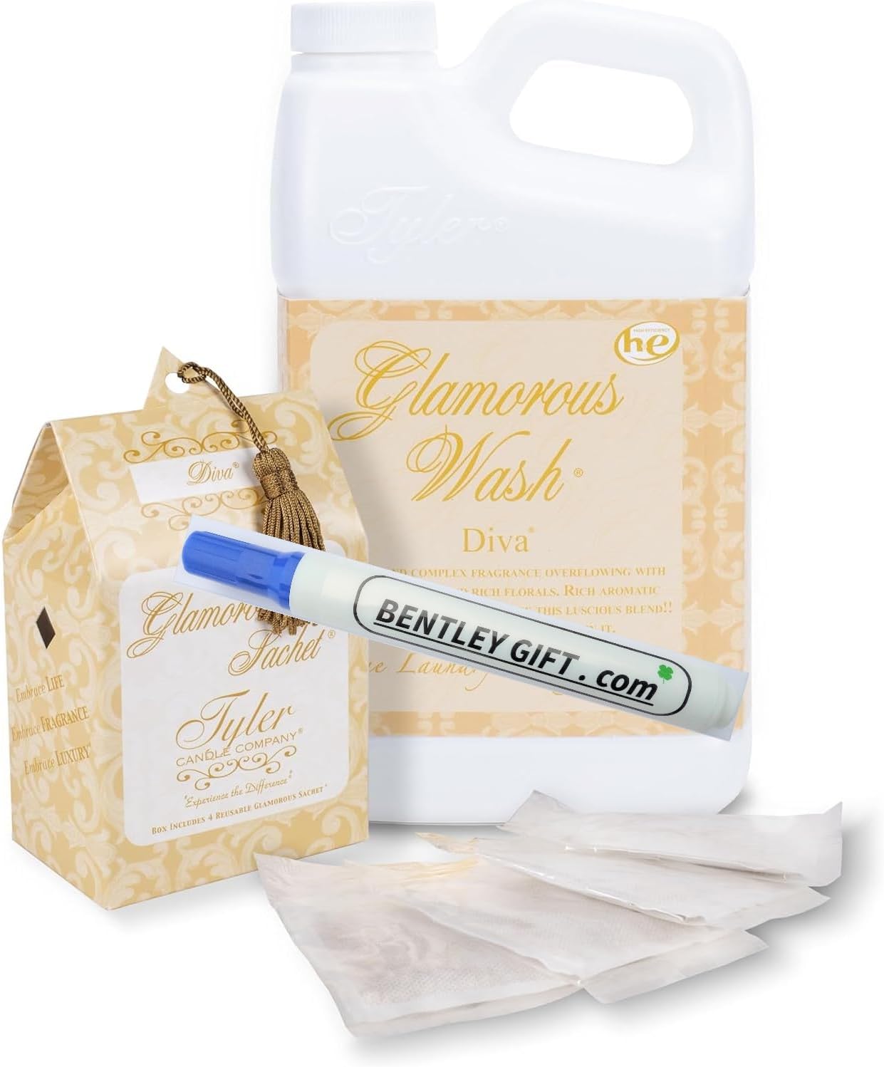 Tyler Candle Glamorous Wash Diva Laundry Detergent & Sachets